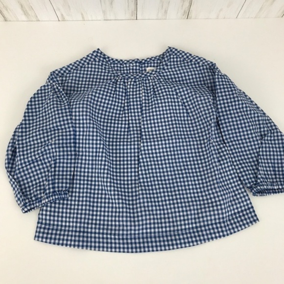 Gymboree Blue Gingham Top Blouse 2T NWT - Picture 2 of 5